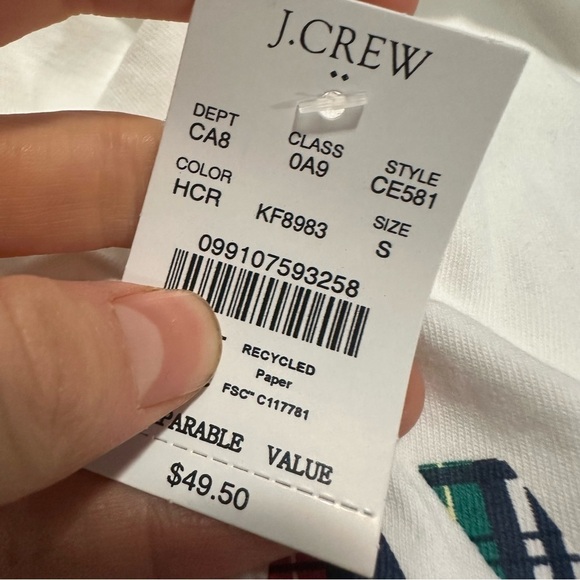 J crew Long-sleeve "holiday crew" graphic tee - Picture 4 of 4